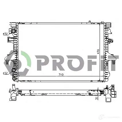 Радиатор охлаждения двигателя PROFIT I PY2F pr9567a6 3847592