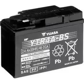 Аккумулятор 2.4 ач обратная 45 а 12 в maintenance free 114x49x86 YUASA YTR4ABS C8 E7DB 3349106 5050694000386