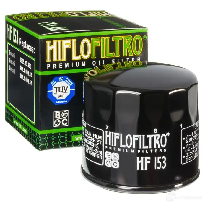Масляный фильтр HIFLOFILTRO J4 3W42C 1437520013 hf153 изображение 0