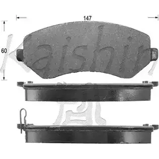 Тормозные колодки, дисковые, комплект KAISHIN D10044 W3Q3NGW X5 G3KH 3364895 изображение 0