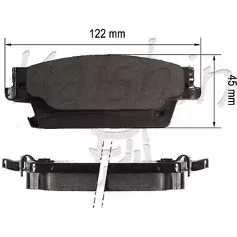 Тормозные колодки, дисковые, комплект KAISHIN JKJ6PC5 4D HZ99O D10164 3364961