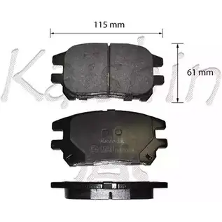 Тормозные колодки, дисковые, комплект KAISHIN 3365011 7E M45MS D10221 QKDMQVN изображение 0