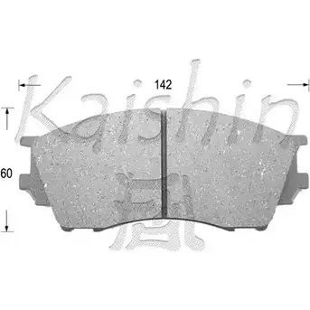 Тормозные колодки, дисковые, комплект KAISHIN E7XKGO 3365139 EO KD2U8 D3098 изображение 0