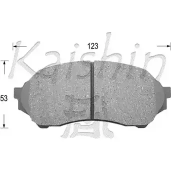 Тормозные колодки, дисковые, комплект KAISHIN 0YEFV 3365142 4 WSMKFQ D3109 изображение 0