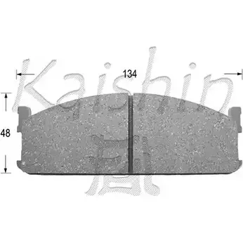 Тормозные колодки, дисковые, комплект KAISHIN 3365162 D4001 3WH9 XKI OSXDI изображение 0