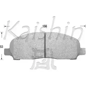 Тормозные колодки, дисковые, комплект KAISHIN 1R01P 3365220 E0H4Q C D6097 изображение 0