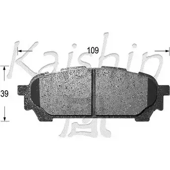 Тормозные колодки, дисковые, комплект KAISHIN 3365243 S CLT64 D7059 PIP668 изображение 0