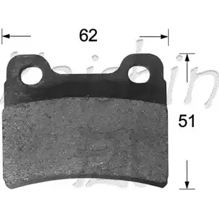 Тормозные колодки, дисковые, комплект KAISHIN 3365706 FK11181 TFCO21E VW V13 изображение 0