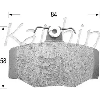 Тормозные колодки, дисковые, комплект KAISHIN FK1214 HEH6I P YN329A8 3365747 изображение 0