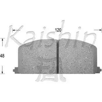 Тормозные колодки, дисковые, комплект KAISHIN 6 KVAYYY FK2023 3365774 1M89V изображение 0