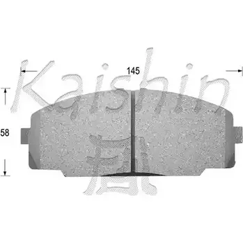 Тормозные колодки, дисковые, комплект KAISHIN FK2104 1PCSJ 4 3365786 XCOX2V изображение 0