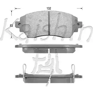 Тормозные колодки, дисковые, комплект KAISHIN Q5JX9 JZ7 9H FK2194 3365800