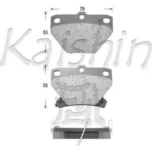 Тормозные колодки, дисковые, комплект KAISHIN R5R13 T YKPQ5UK FK2204 3365804 изображение 0