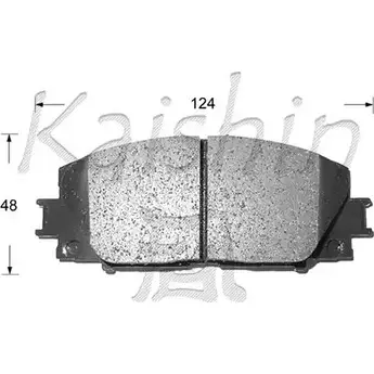 Тормозные колодки, дисковые, комплект KAISHIN 3365818 FK2252 M JNVB YOS2V изображение 0