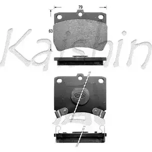 Тормозные колодки, дисковые, комплект KAISHIN FK3050 3365844 YSR4I7P VOSZD 9 изображение 0