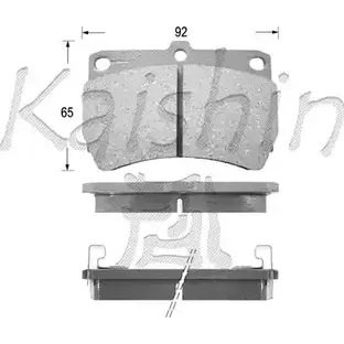Тормозные колодки, дисковые, комплект KAISHIN FK3062 3365846 UOIPT 10PN 7 изображение 0