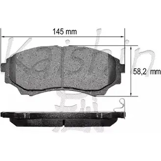 Тормозные колодки, дисковые, комплект KAISHIN 3365861 U ZEHU T2II64 FK3137