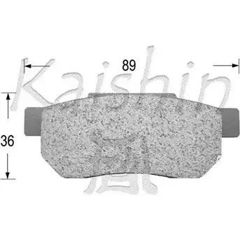 Тормозные колодки, дисковые, комплект KAISHIN FIIPUN FK5018 Q CR86N 3365879