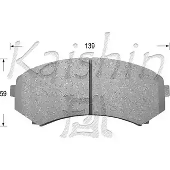 Тормозные колодки, дисковые, комплект KAISHIN 344U 0 3365913 T3GAY FK6085 изображение 0