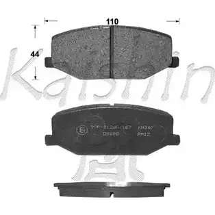 Тормозные колодки, дисковые, комплект KAISHIN 3365939 VOBDF FK9000 4QC RTE изображение 0