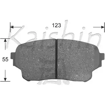 Тормозные колодки, дисковые, комплект KAISHIN 3365950 CIJSE FK9045 XU7 0O38 изображение 0