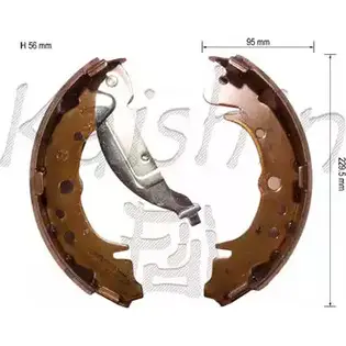 Тормозные колодки, комплект KAISHIN 3366121 X843B 5 YV1S K11179 изображение 0