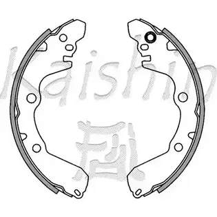 Тормозные колодки, комплект KAISHIN 3366226 DVXD2 9W TQ7 K6687 изображение 0