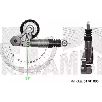 Натяжитель клинового ремня KM INTERNATIONAL 3369639 FI18280 NACK7U 1LCO 0