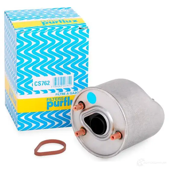 Топливный фильтр PURFLUX N0Q 7G 508834 cs762 3286063007621 изображение 1