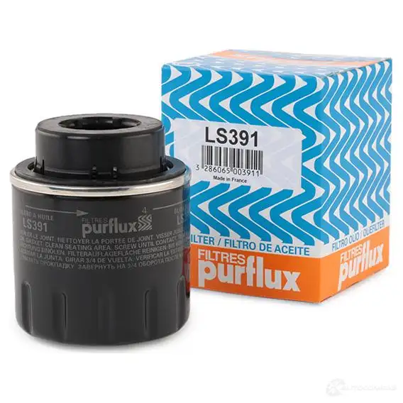 Масляный фильтр PURFLUX ls391 3286065003911 SNC2L 0D 509174 изображение 1