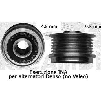 Обгонная муфта генератора CALIBER 685FK G 00J0D1 87723 3376099