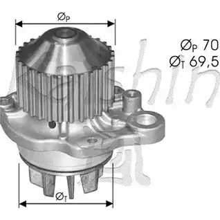 Водяной насос, помпа CALIBER WPC392 3378539 OI P3VB1 8FE3QSW