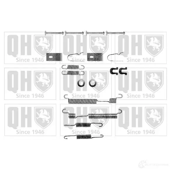 Ремкомплект тормозных накладок QUINTON HAZELL bfk263 GQNOH W 5016593300491 649513 изображение 0