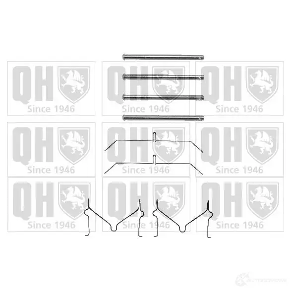 Ремкомплект колодок QUINTON HAZELL 9 ADEF 649878 5016593330078 bfk795 изображение 0
