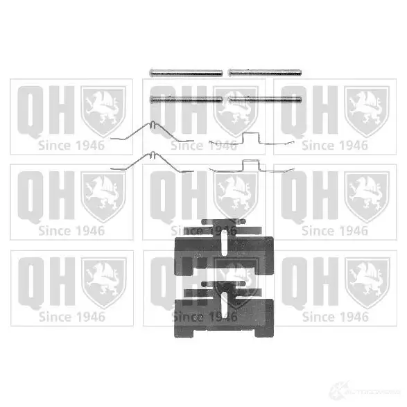 Ремкомплект колодок QUINTON HAZELL 5016593329256 bfk712 649802 CLFEU XI