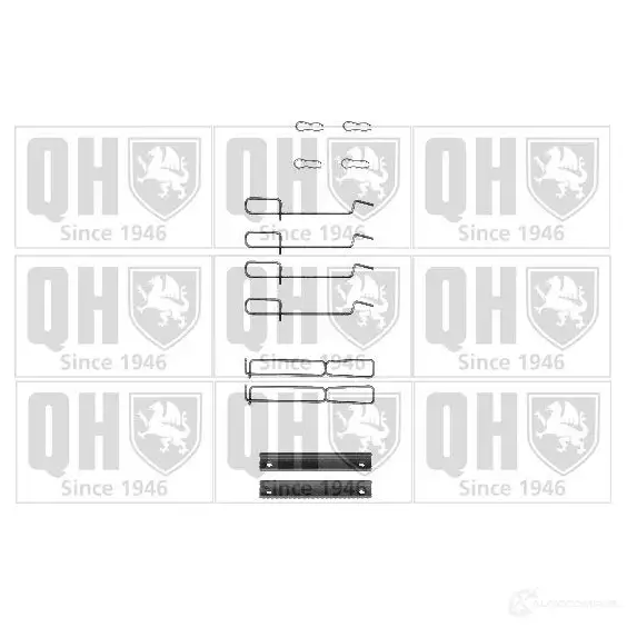 Ремкомплект колодок QUINTON HAZELL 5016593415188 bfk839 649919 MH3Z7 I