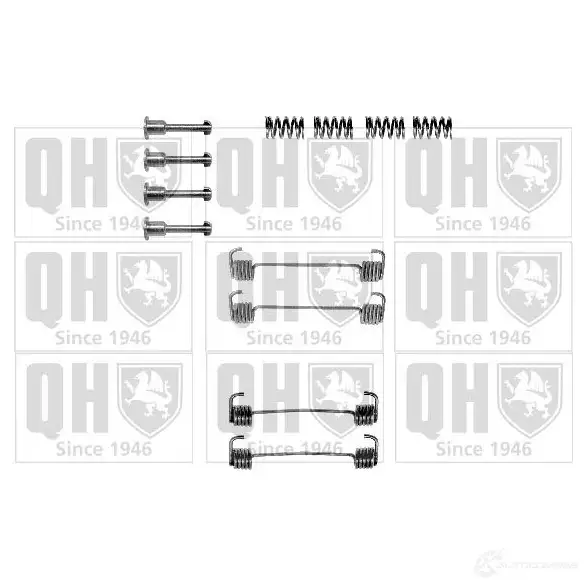 Ремкомплект колодок ручника QUINTON HAZELL 4T 056ZJ 649606 bfk367 5016593414754