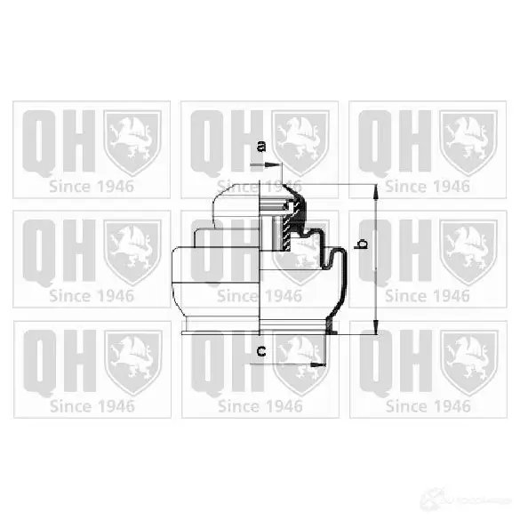 Пыльник шруса, ремкомплект QUINTON HAZELL qjb504 675195 4011933002845 V N717Q