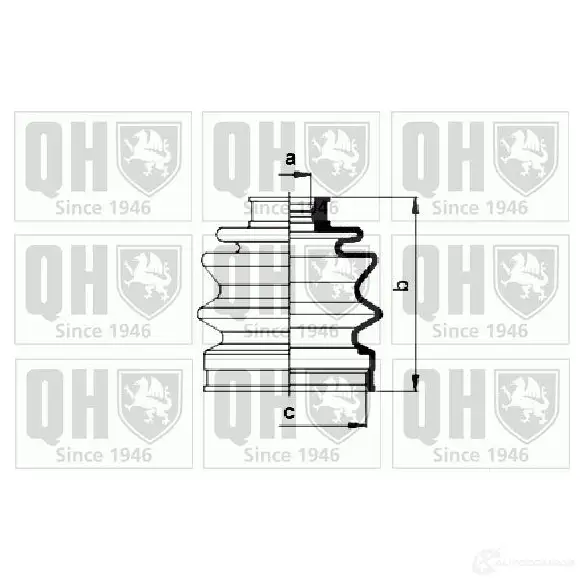 Пыльник шруса, ремкомплект QUINTON HAZELL qjb864 5050438095869 SAOGC 0 675375