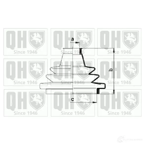 Пыльник шруса, ремкомплект QUINTON HAZELL qjb830 Z XNDQNM 5050438082173 675348