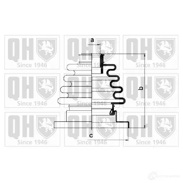 Пыльник шруса, ремкомплект QUINTON HAZELL qjb217 FMRN 3 5016593244016 674932