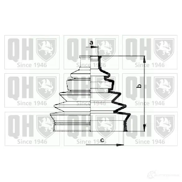Пыльник шруса, ремкомплект QUINTON HAZELL qjb853 5050438081350 M 4OXKNM 675364 изображение 0