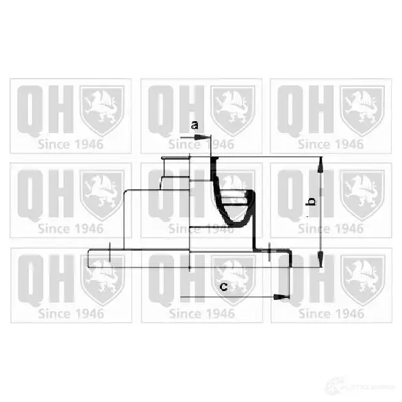 Пыльник шруса, ремкомплект QUINTON HAZELL 1DFE T 675157 qjb445 4011933002432