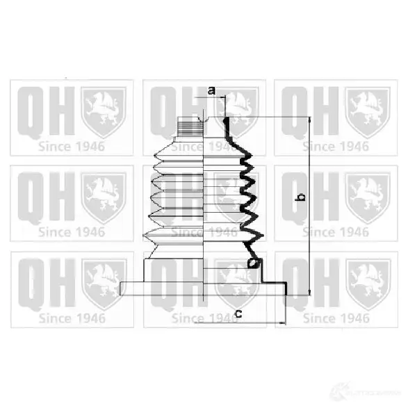 Пыльник шруса, ремкомплект QUINTON HAZELL 675044 qjb2786 NNBB X 5050438063103 изображение 0