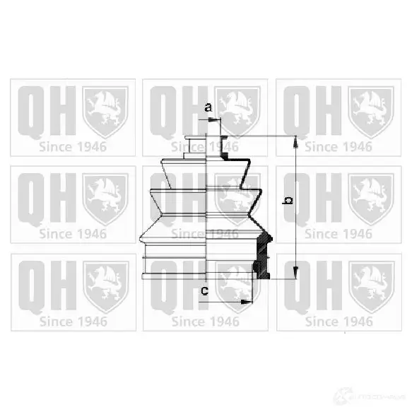 Пыльник шруса, ремкомплект QUINTON HAZELL 5016593078963 674842 0RS IKXT qjb129