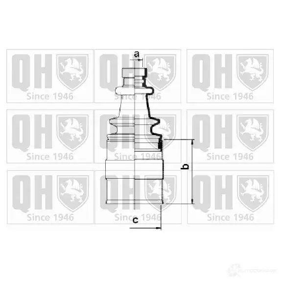 Пыльник шруса, ремкомплект QUINTON HAZELL qjb209 674921 OM KQ4H0 5016593243934 изображение 0