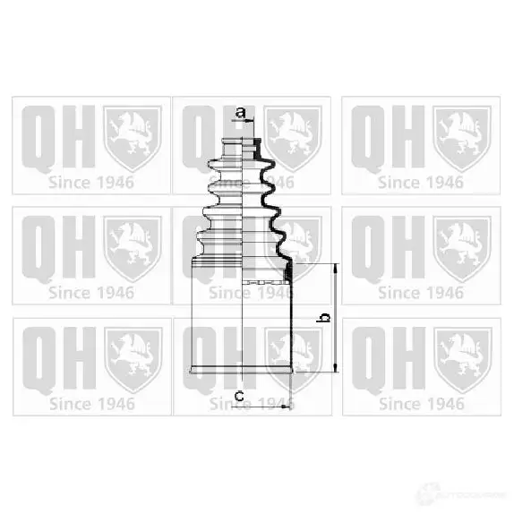Пыльник шруса, ремкомплект QUINTON HAZELL 5050438062984 674998 qjb2666 C624H MD изображение 0