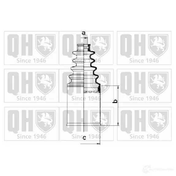 Пыльник шруса, ремкомплект QUINTON HAZELL qjb250 5016593248458 QG1350 X 674963 изображение 0