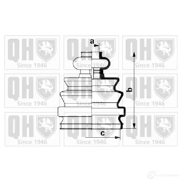 Пыльник шруса, ремкомплект QUINTON HAZELL qjb1013 674602 9 AFBQI 5050438066616 изображение 0