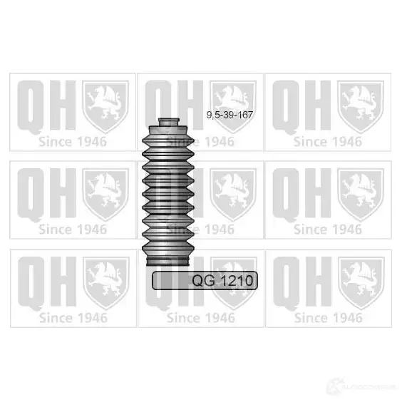 Пыльник рулевой рейки QUINTON HAZELL 673868 5016593491205 qg1210 MPSK EJ2
